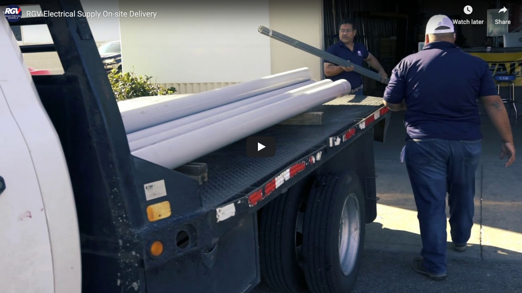 RGV Electrical Supply On-site Delivery